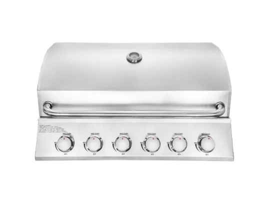 Gas Grill with Stainless Steel Handles