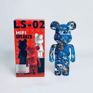 LS02 Wireless Portable Home Speaker - Mini Bear Brick for Phone Music