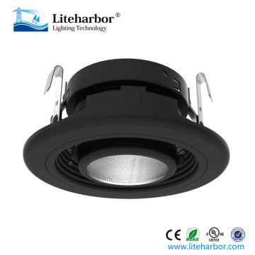 Black 3.5 Inch 37W 12V Large Gimbal Trim Light
