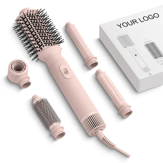 Fast Drying Multi Styler Blow Dryer with Auto Curlers and Interchangeable Accessories