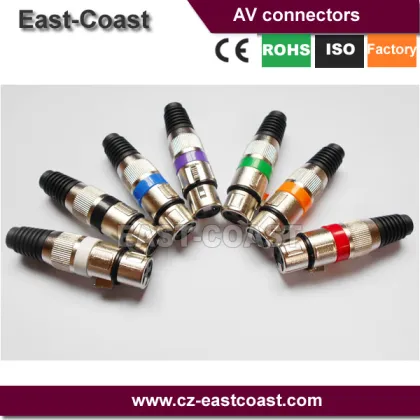 Preminum 3P cannon xlr audio connector