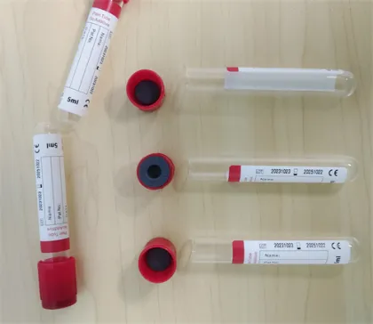 Pet Ad Glass Plain Vacuum Blood Collection Tube