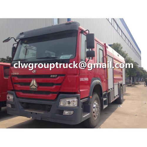 HOWO 4X2 8CBM Fire Fighting Truck