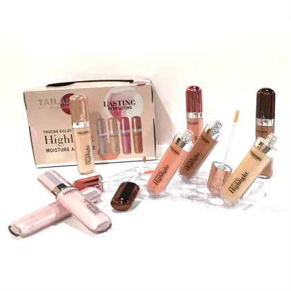New Cosmetics: Brighten Skin, Shine Highlighter, Moisturizer, Long-Lasting Multicolor Liquid Highlight Stick