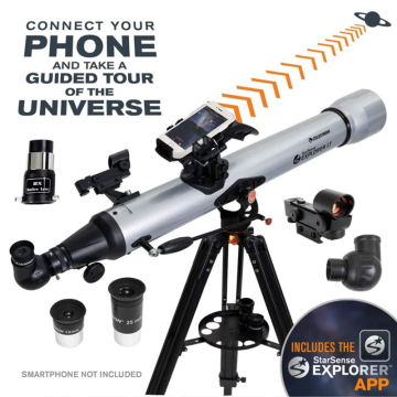 StarSense Explorer LT80 AZ 80mm F/11 Refractor Telescope with Smartphone App