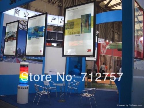 3PCS A1 Double sided Hanging Aluminum Led Poster Frame Advertising Light Boxes