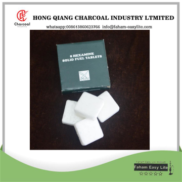 HongQiang easy ignite smokeless fire starter white hexamine solid fuel