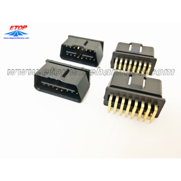 Conector J1962 OBD 24V-12V com pino direito-anjo