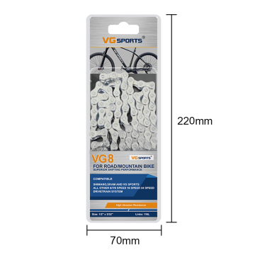 Topselling 8-11 Speed Half Hollow Bicycle Chains for MTB and Road Bikes