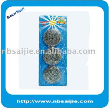 stainless steel ball, steel scourer,stainless steel scrubber,cleaning ball