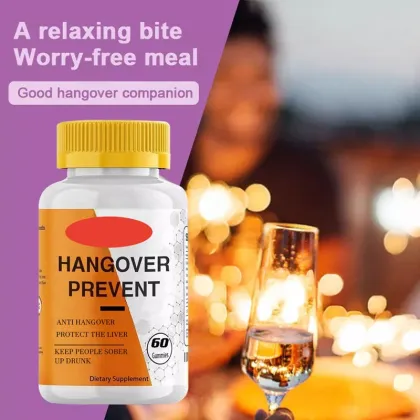 Anti-Alcohol Hangover Cure Supplement Anti Hangover Gummies