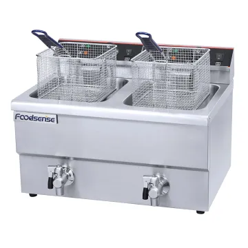 2020 Population Hot Sale Big Capacity Stainless Steel Deep Fryer Electric Commercial for Sale