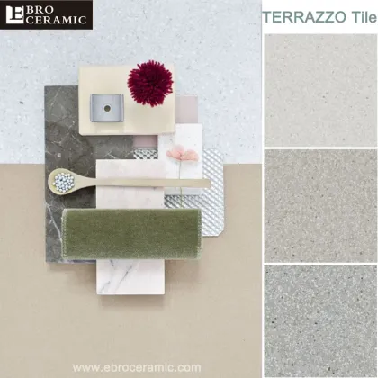 Ebro Ceramic new pouplar porcelain south star terrazzo floor tiles italy for building materials 600x600mm