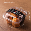 Disposable Transparent Bakery Tiramisu Takeaway Container