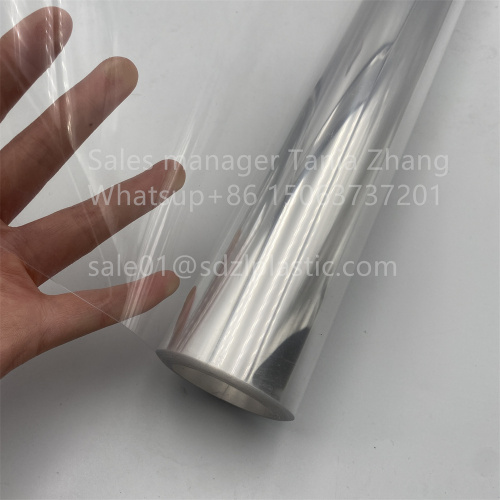 Transparent low-temperature resistant blister APET film