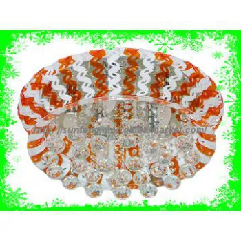 dia550*300mm orange white  acrylic lamps