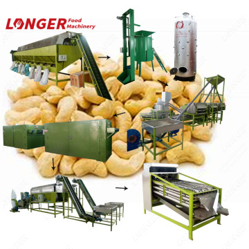 Automatic Cashew Nut Dryer and Skin Processing Machine