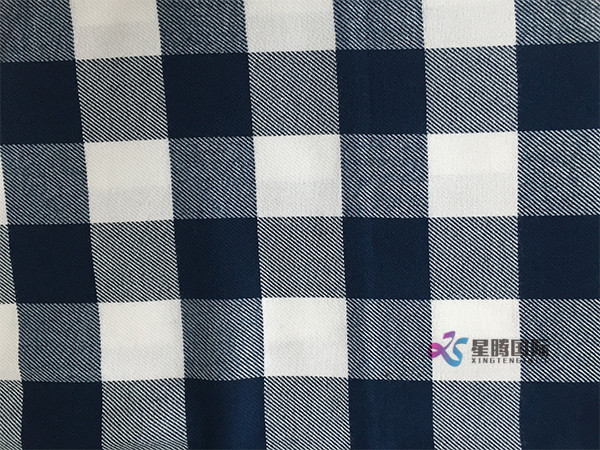 Twill 100% Cotton Yarn Dyed Fabric