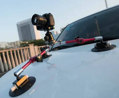 XP4 CNC Vacuum Suction Cup Car Roof Suction Cup Camera Tripod