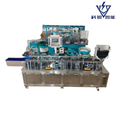 Mesin perakitan pensil alis geser dengan tali penimbangan