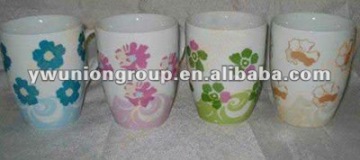 Porcelain Mugs with Spoon