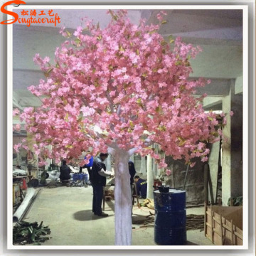 3meter color can be changed artificial indoor cherry blossom tree plastic cherry blossom tree