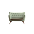 Upholstery Finn Juhl Poet Loveseat Lounge Sofa