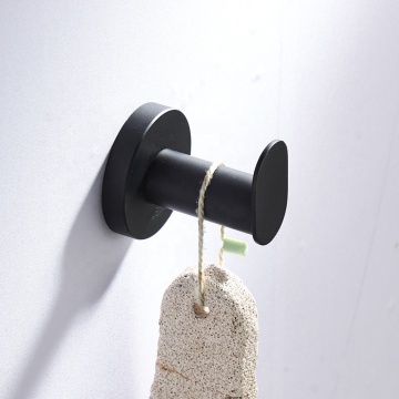 Matt Black Stainless Steel Solid Metal Multifunctional Coat Hanger