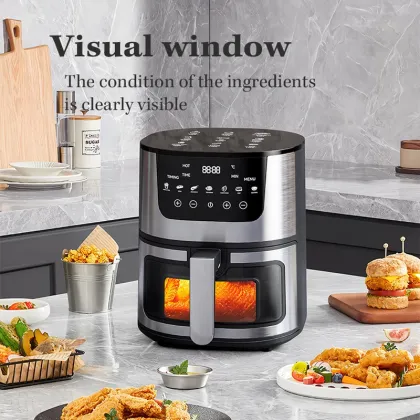 Hot Sale Smart Home Appliances Kitchen Air Fryer - Silver Crest China Air Fryer No Oil Halogen Oven