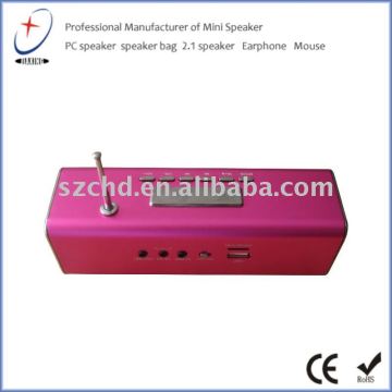 FM radio /USB/TF mini speaker