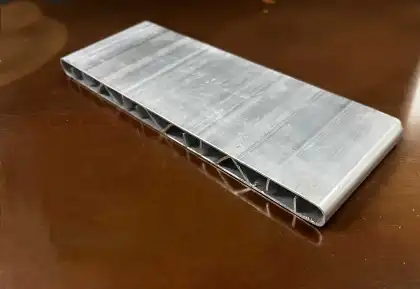harmonica shape flat tube
