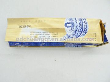printeed side gusset vacuum bag for tea or coffee packing