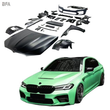 2020-2022 BMW 5 Series Upgrade M5 Bumper Hood Fender Body Kit