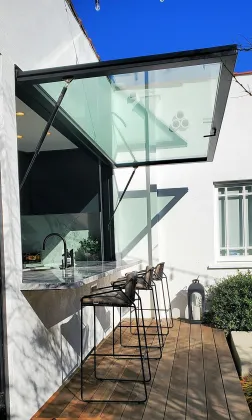 Aluminum Glass Awing Top Hung Project Window