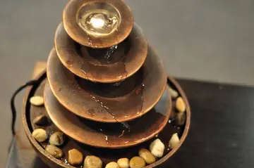 Table Fountain Wire Dish Craft