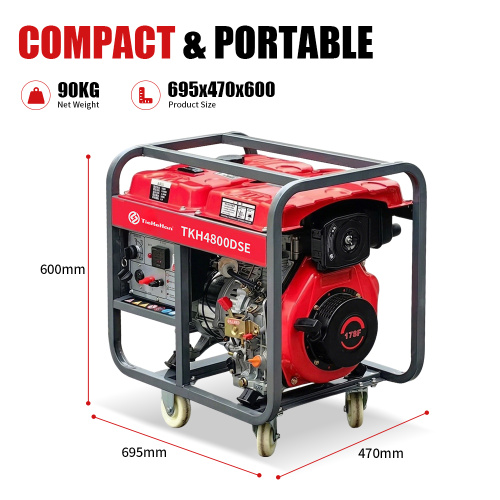 Générateur diesel à démarrage électrique 3,5 kW