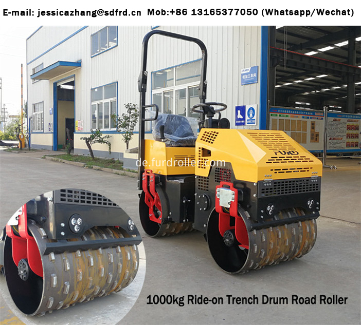 Sheepfoot vibratory road roller