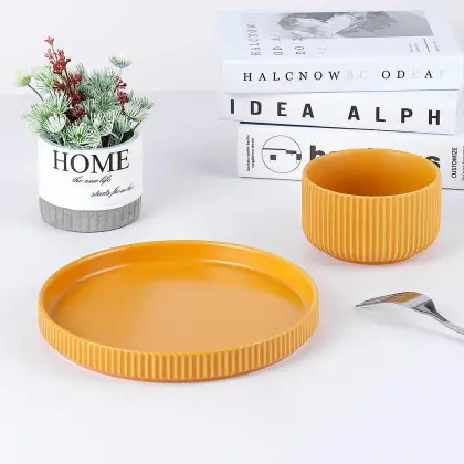 Lifestyle Tableware Ceramics Plates Dinner Set Restaurant Home Porcelain Dinnerware Set
