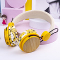 Bluetooth Hifi Stereo Dinamis Buah Kayu Earphone