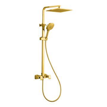 Gold Concealed Installation Shower Set