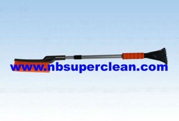 Telescopic aluminium cleaning brush, tensile car snow brush