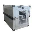 Heavy Duty Fully Collapsible Powder-Coated Aluminum Dog Crate