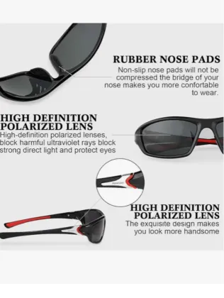 Polarized Sunglasses-Men Sports Sunglasses