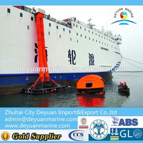 Double chute vertical passage marine evacuation system with CCS certificate