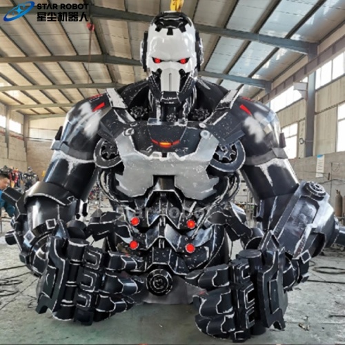 Robot animatronik mech baja realistis
