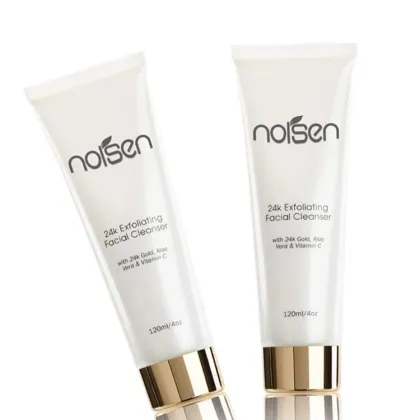 24K Gold Exfoliating Facial Cleanser with Aloe Vera and Vitamins