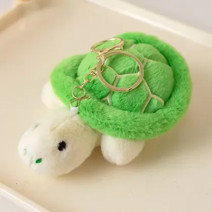 Cute Turtle Octopus Plush Keychain