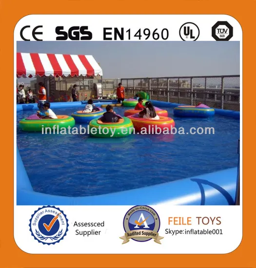 Hot selling & high quality inflatable pool&Bouncing boat for children