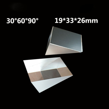 19*26*33mm 30 Degrees Processing Of Optical K9 Glass Lazy Glasses Manufacturer With Right Triangular Prism