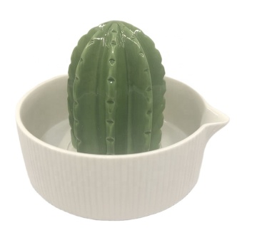 Ceramic Cactus-Shaped Citrus Juicer